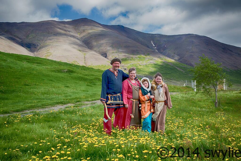 A beautiful family living in the most beautiful place