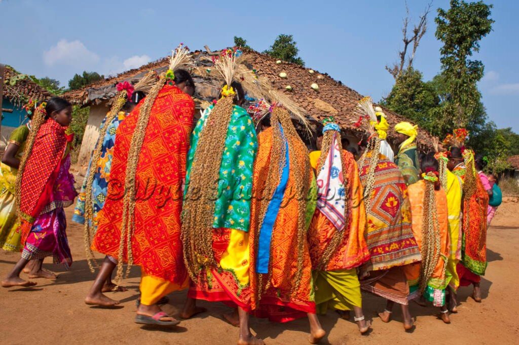 An Indian tribe from an Indian village